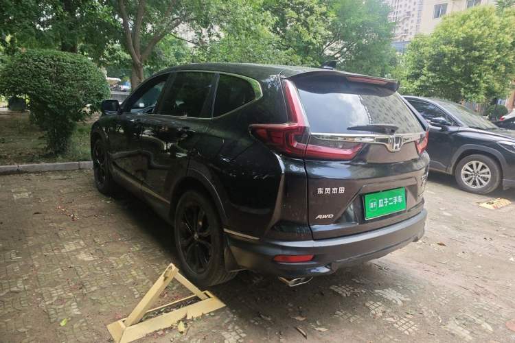 Used Honda CR-V 2021 240TURBO CVT Four-Wheel Drive Black Jazz Edition Rear Left 45 Deg