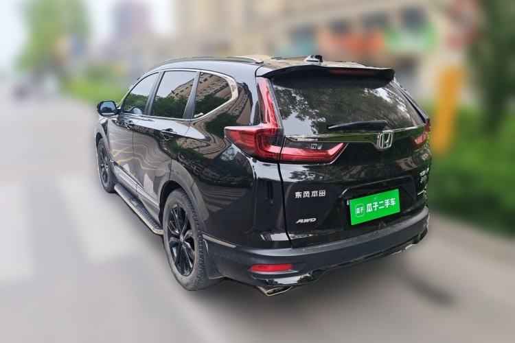 Used Honda CR-V 2021 240TURBO CVT Four-Wheel Drive Black Jazz Edition Rear Left 45 Deg