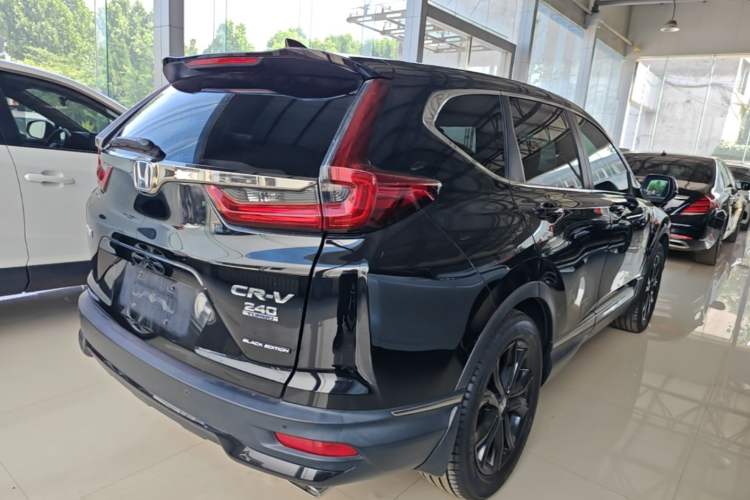 Used Honda CR-V 2021 240TURBO CVT 2WD Black Jazz Edition Rear Right 45 Deg