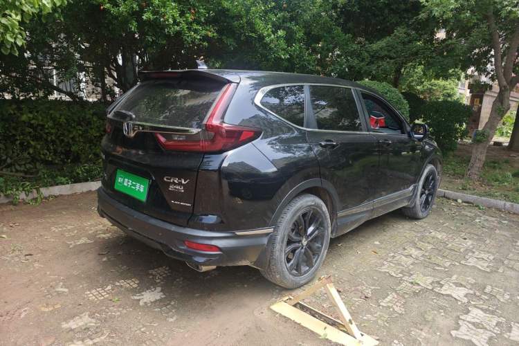 Used Honda CR-V 2021 240TURBO CVT Four-Wheel Drive Black Jazz Edition Rear Right 45 Deg