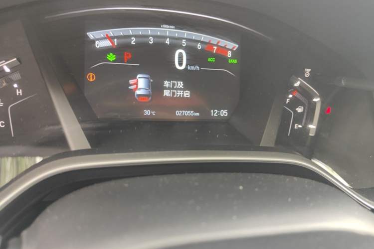Used Honda CR-V 2021 240TURBO CVT 2WD Fashion Edition Odometer Close Up