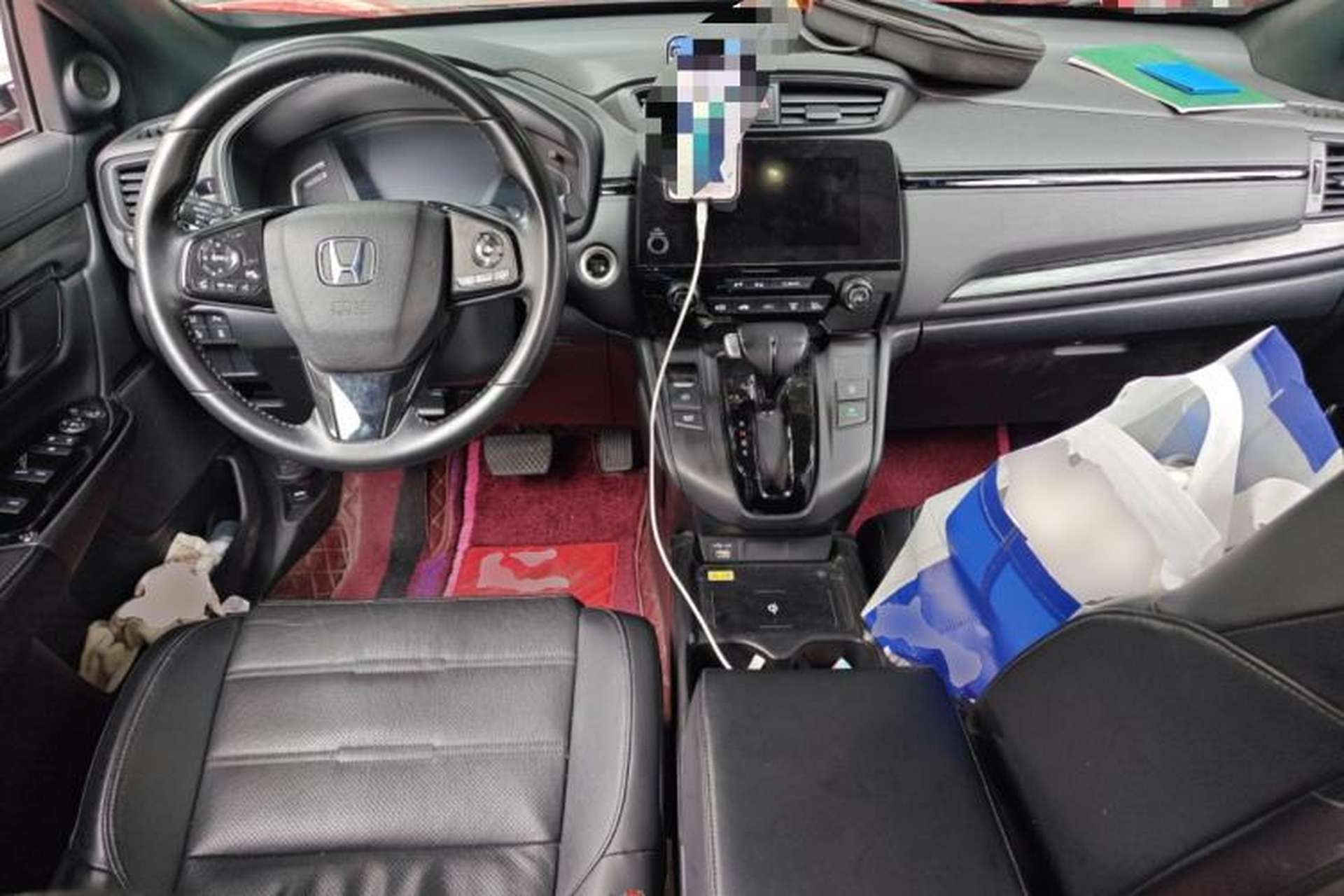 Used Honda CR-V 2021 240TURBO CVT 2WD Black Jazz Edition Center Console