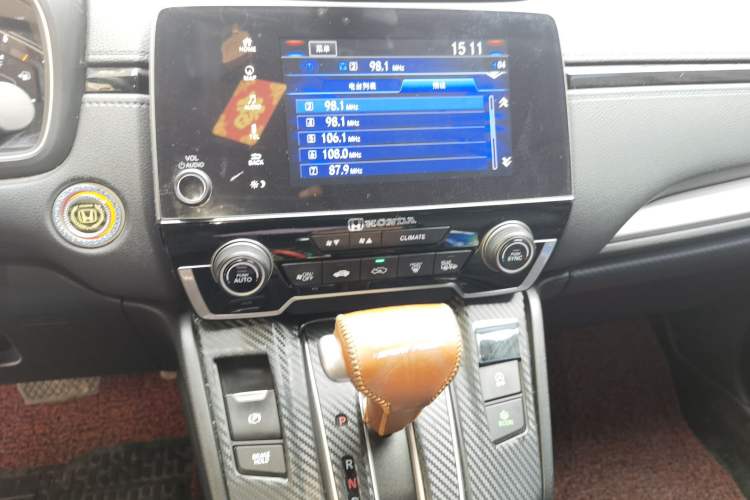 Used Honda CR-V 2021 240TURBO CVT Two-Wheel Drive Urban Edition Audio And AC Panel