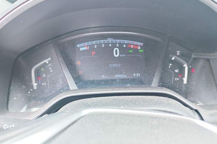 Used Honda CR-V 2021 240TURBO CVT 2WD Fashion Edition Odometer Close Up