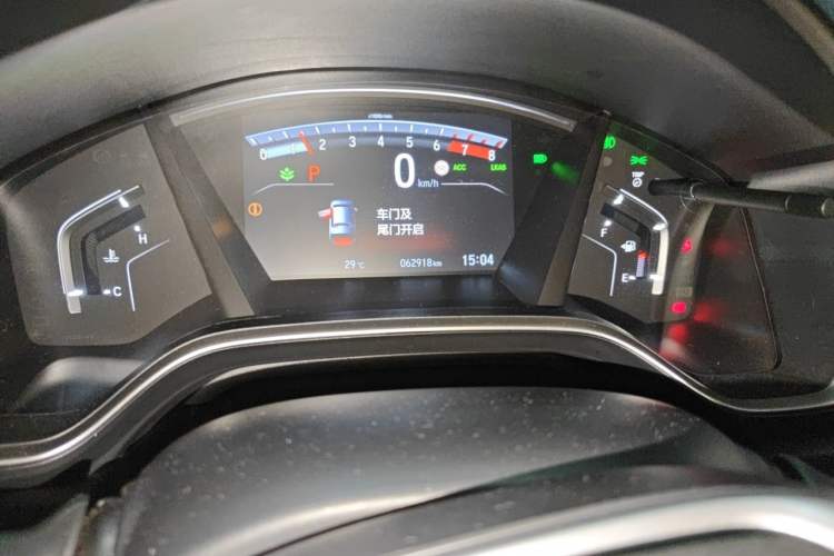 Used Honda CR-V 2021 240TURBO CVT Two-Wheel Drive Urban Edition Odometer Close Up