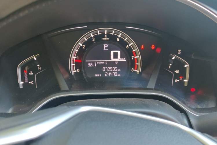 Used Honda CR-V 2021 240TURBO CVT 2WD Comfort Version Odometer Close Up