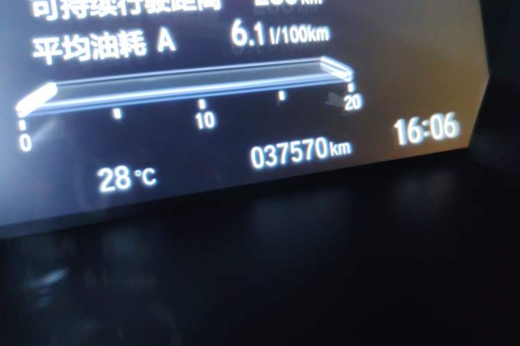 Used Honda CR-V 2021 240TURBO CVT Two-Wheel Drive Urban Edition Odometer Close Up