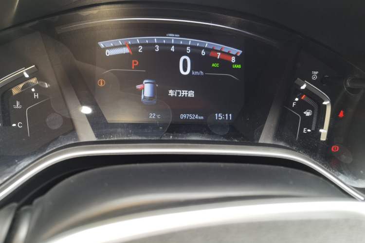 Used Honda CR-V 2021 240TURBO CVT Two-Wheel Drive Urban Edition Odometer Close Up