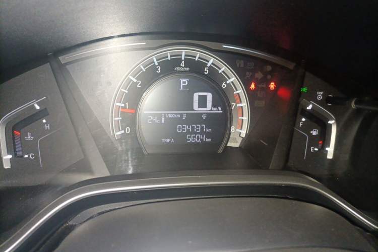 Used Honda CR-V 2021 240TURBO CVT 2WD Comfort Version Odometer Close Up