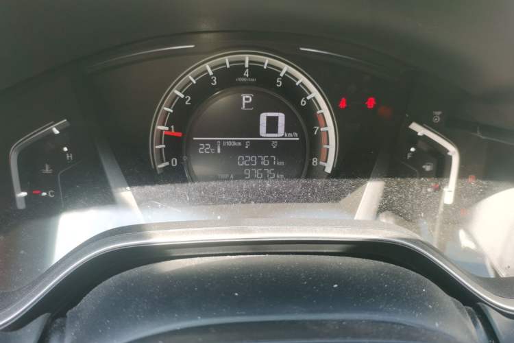 Used Honda CR-V 2021 240TURBO CVT 2WD Comfort Version Odometer Close Up
