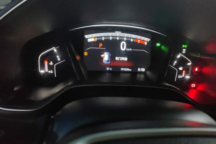 Used Honda CR-V 2021 240TURBO CVT Two-Wheel Drive Urban Edition Odometer Close Up