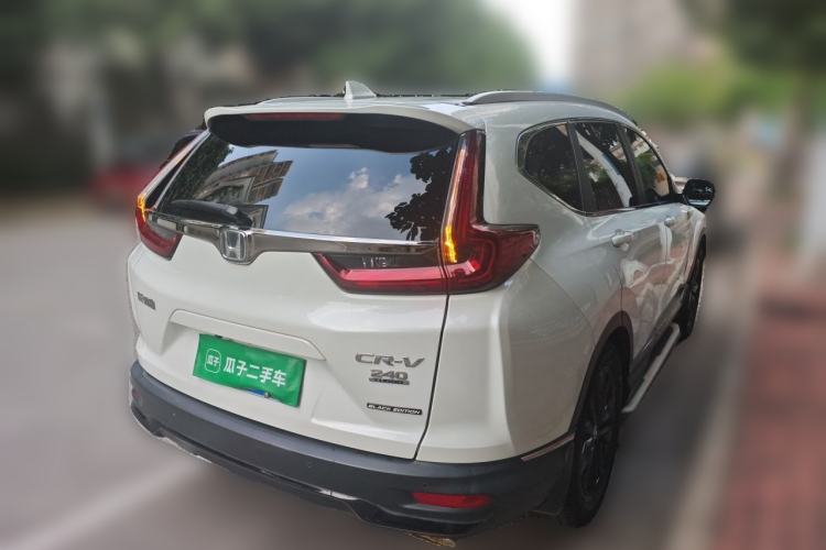 Used Honda CR-V 2021 240TURBO CVT 2WD Black Jazz Edition Rear Right 45 Deg