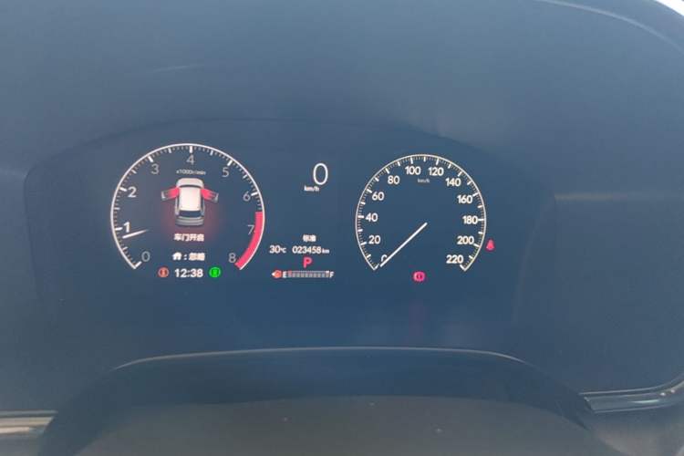 Used Honda CR-V 2023 240TURBO Two-Wheel Drive FENGSHANG Edition 5 Seats Instrument Cluster