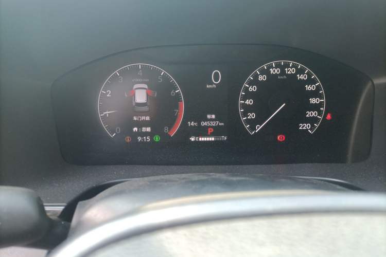 Used Honda CR-V 2023 240TURBO Two-Wheel Drive FENGSHANG Edition 5 Seats Odometer Close Up