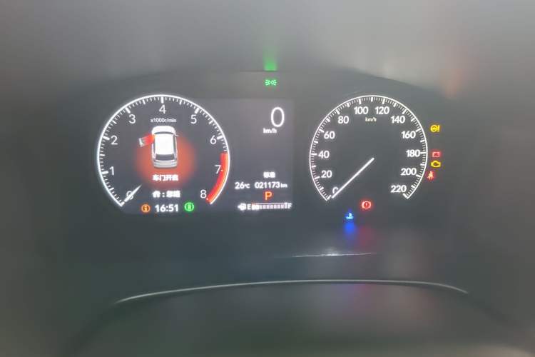Used Honda CR-V 2023 240TURBO Two-Wheel Drive FENGSHANG Edition 5 Seats Odometer Close Up