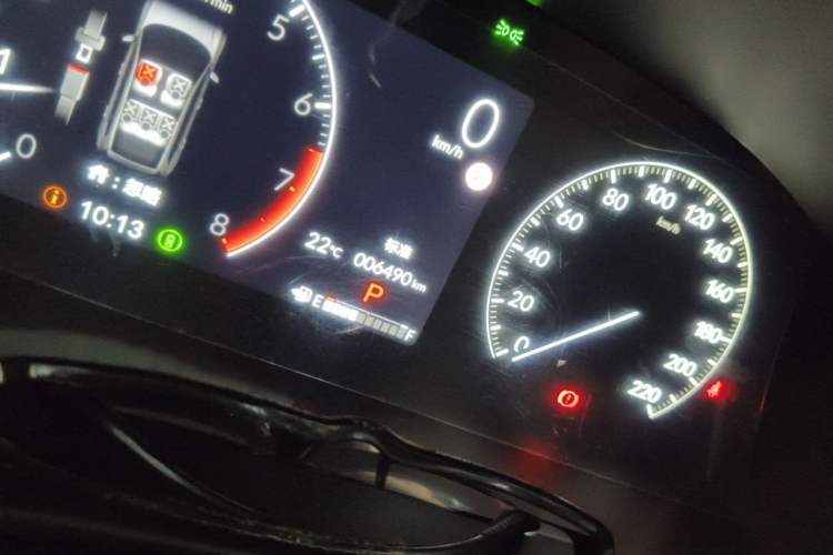 Used Honda CR-V 2023 240TURBO Two-Wheel Drive FENGSHANG Edition 5 Seats Odometer Close Up