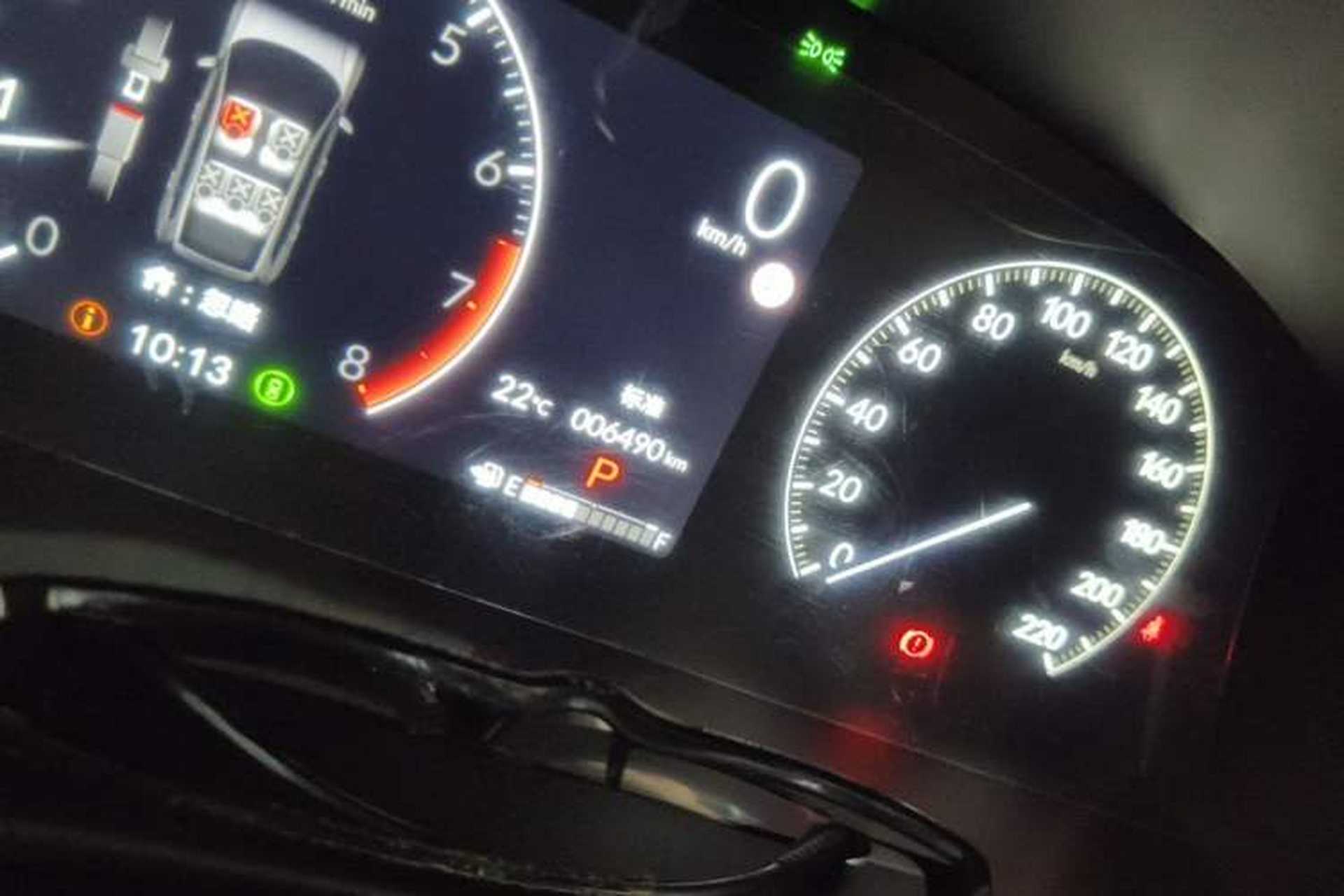 Used Honda CR-V 2023 240TURBO Two-Wheel Drive FENGSHANG Edition 5 Seats Odometer Close Up