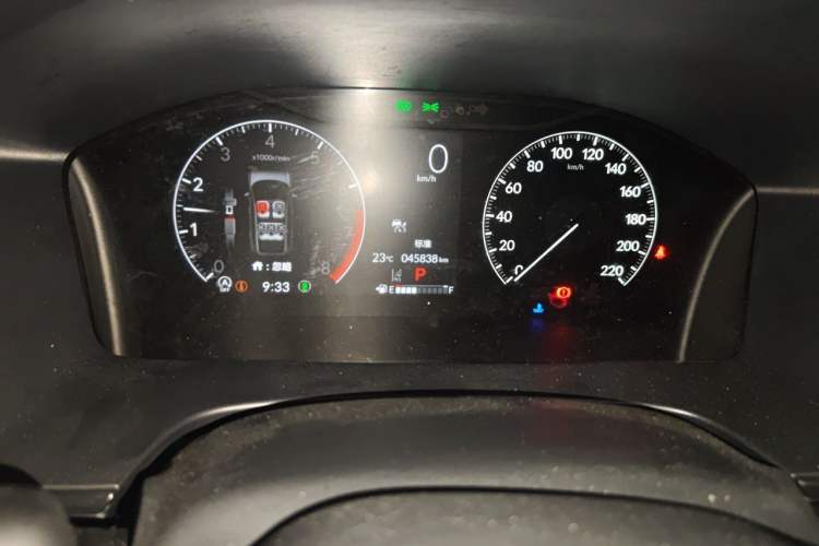 Used Honda CR-V 2023 240TURBO Two-Wheel Drive FENGSHANG Edition 5 Seats Odometer Close Up