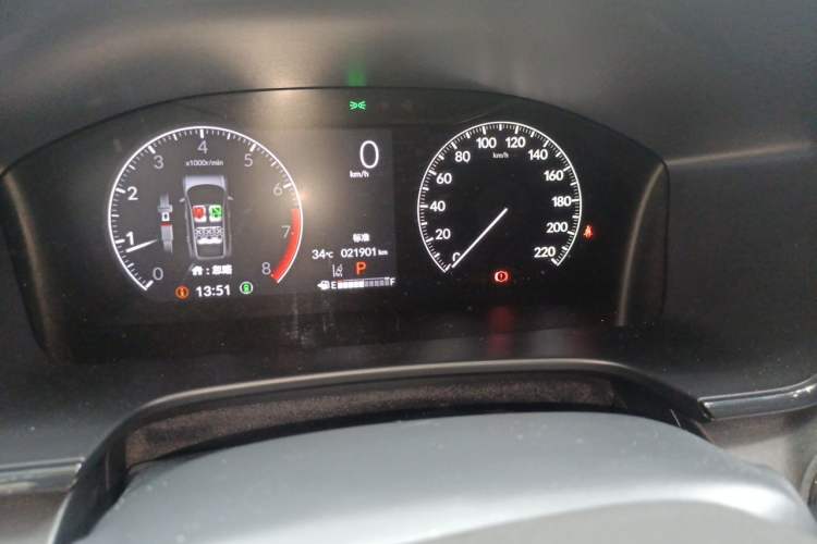 Used Honda CR-V 2023 240TURBO Two-Wheel Drive FENGSHANG Edition 5 Seats Odometer Close Up