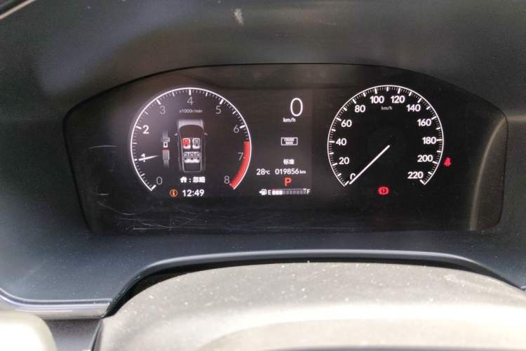 Used Honda CR-V 2023 240TURBO Two-Wheel Drive Active Version 5 Seats Odometer Close Up