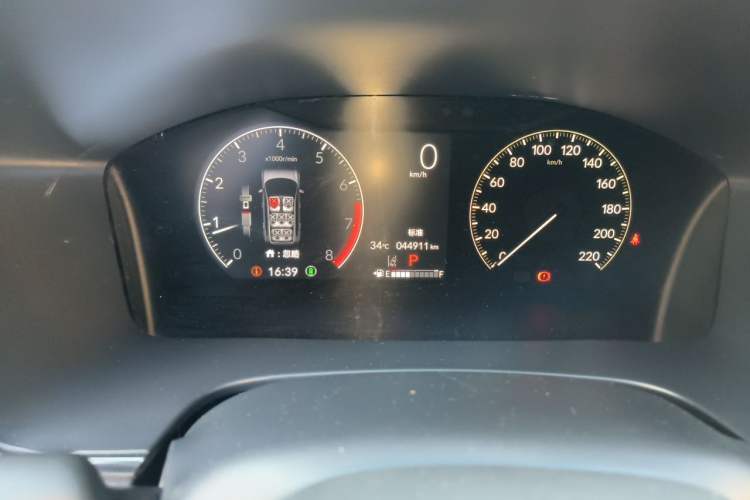 Used Honda CR-V 2023 240TURBO Two-Wheel Drive FENGSHANG Edition 7 Seats Odometer Close Up