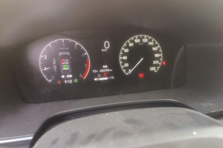 Used Honda CR-V 2023 240TURBO Two-Wheel Drive FENGSHANG Edition 5 Seats Odometer Close Up