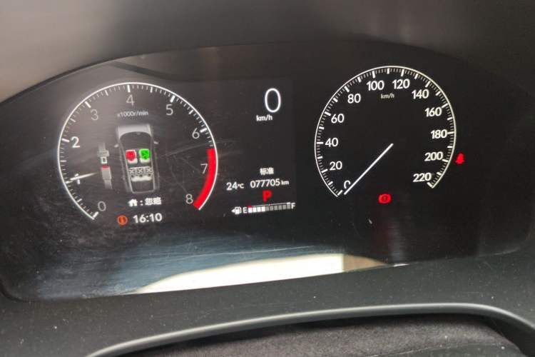 Used Honda CR-V 2023 240TURBO Two-Wheel Drive Active Version 5 Seats Odometer Close Up