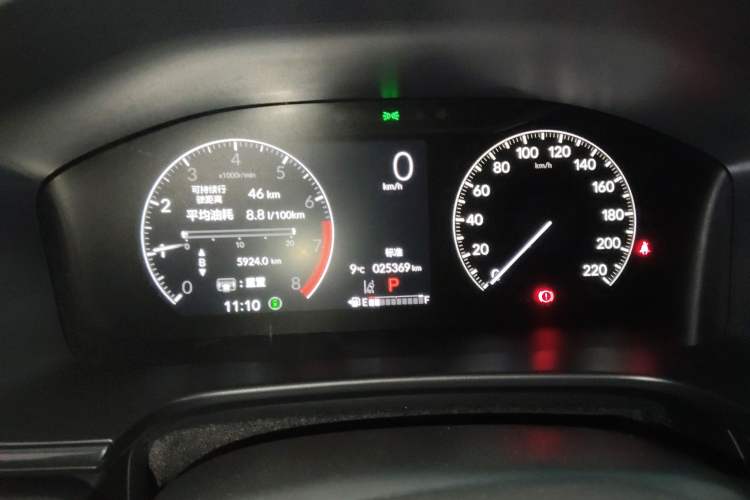 Used Honda CR-V 2024 240TURBO Two-Wheel-Drive FENGSHANG Edition 5 Seats Instrument Cluster