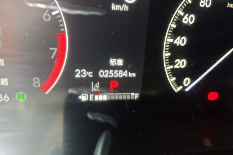 Used Honda CR-V 2024 240TURBO Two-Wheel-Drive FENGSHANG Edition 5 Seats Odometer Close Up