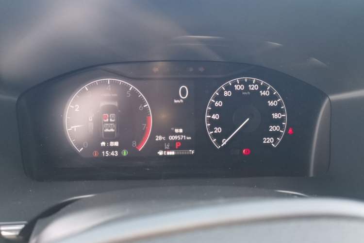 Used Honda CR-V 2024 240TURBO Two-Wheel-Drive FENGSHANG Edition 5 Seats Instrument Cluster