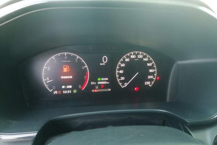 Used Honda CR-V 2024 240TURBO Two-Wheel-Drive FENGSHANG Edition 5 Seats Instrument Cluster