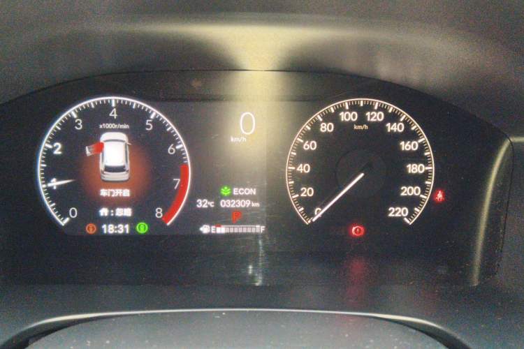 Used Honda CR-V 2024 240TURBO Two-Wheel-Drive FENGSHANG Edition 5 Seats Instrument Cluster