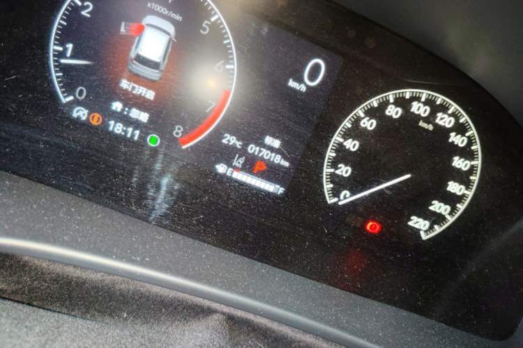 Used Honda CR-V 2024 240TURBO Two-Wheel-Drive FENGSHANG Edition 5 Seats Odometer Close Up