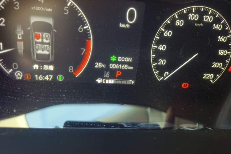 Used Honda CR-V 2024 240TURBO Two-Wheel-Drive FENGSHANG Edition 5 Seats Odometer Close Up