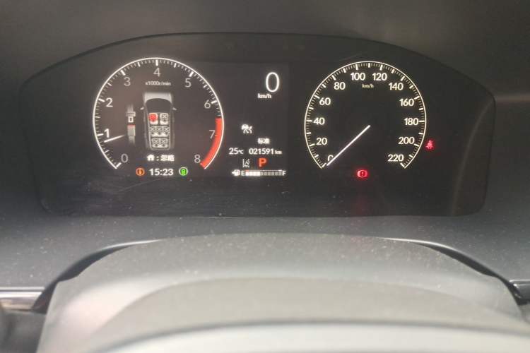 Used Honda CR-V 2024 240TURBO Two-Wheel-Drive FENGSHANG Edition 7 Seats Odometer Close Up
