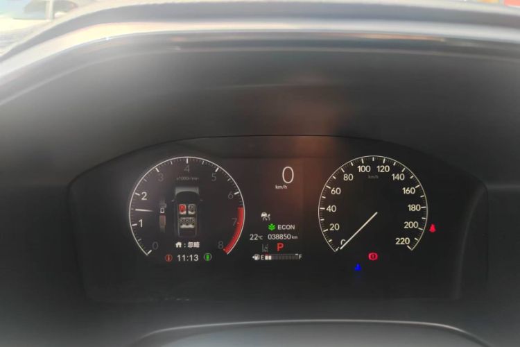 Used Honda CR-V 2024 240TURBO Two-Wheel-Drive FENGSHANG Edition 5 Seats Odometer Close Up