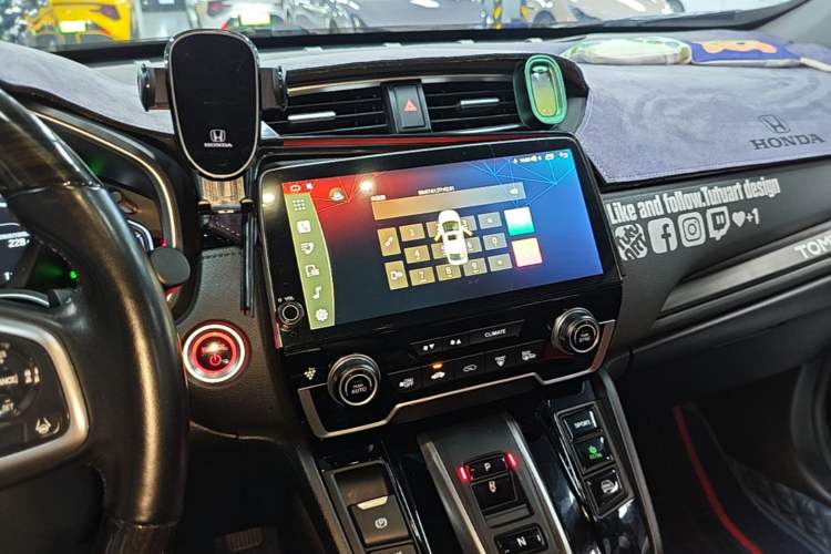 Used Honda CR-V New Energy 2021 Rui Hybrid e+ 2.0L Ruichi Edition Audio And AC Panel