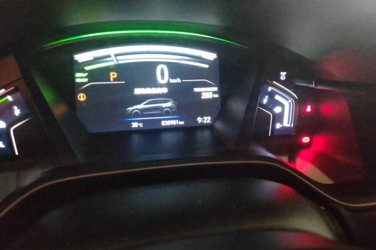 Used Honda CR-V New Energy 2021 Rui Hybrid e+ 2.0L Ruichi Edition Odometer Close Up