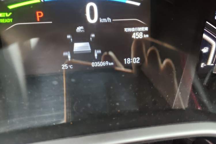 Used Honda CR-V New Energy 2021 Rui·Hybrid e+ 2.0L Intelligent Edition Odometer Close Up