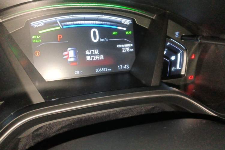 Used Honda CR-V New Energy 2021 Rui Hybrid e+ 2.0L Ruichi Edition Odometer Close Up
