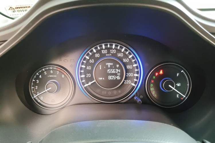 Used Honda Crider 2013 1.8L automatic luxury edition Odometer Close Up
