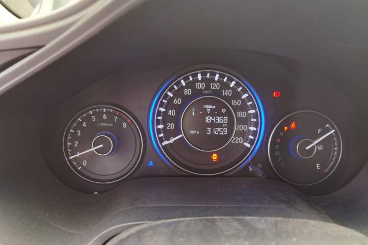 Used Honda Crider 2013 1.8L automatic comfort version Odometer Close Up
