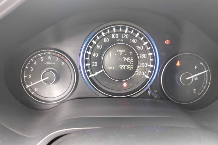 Used Honda Crider 2013 1.8L manual Comfort version Odometer Close Up