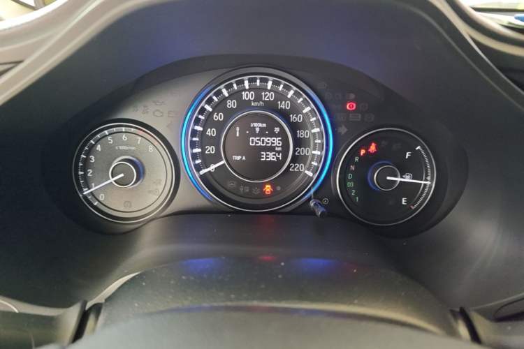 Used Honda Crider 2013 1.8L automatic comfort version Odometer Close Up