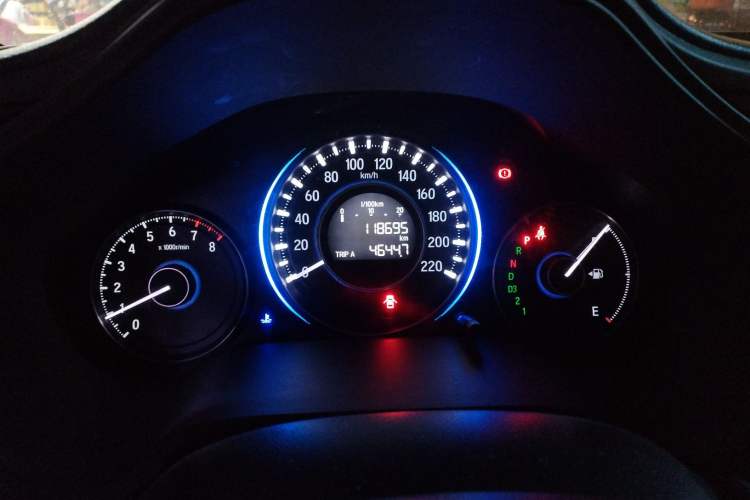 Used Honda Crider 2013 1.8L automatic comfort version Odometer Close Up