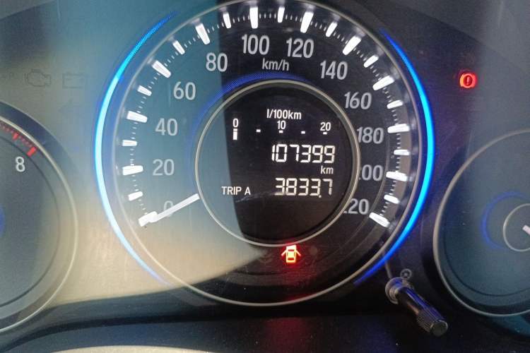 Used Honda Crider 2013 1.8L manual Comfort version Odometer Close Up