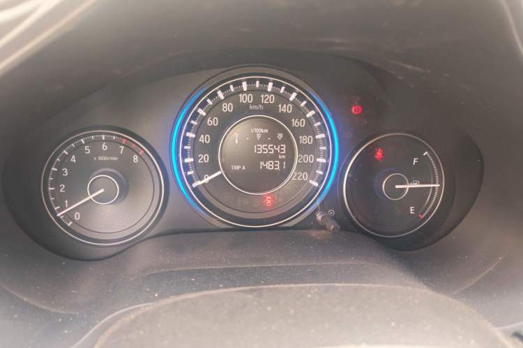 Used Honda Crider 2013 1.8L manual Comfort version Odometer Close Up