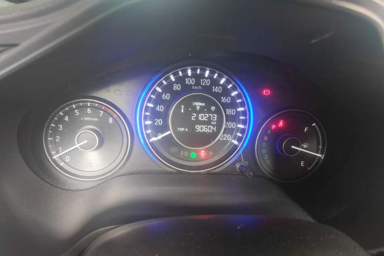 Used Honda Crider 2013 1.8L automatic luxury edition Odometer Close Up