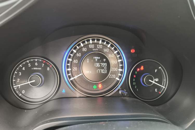 Used Honda Crider 2013 1.8L automatic luxury edition Odometer Close Up