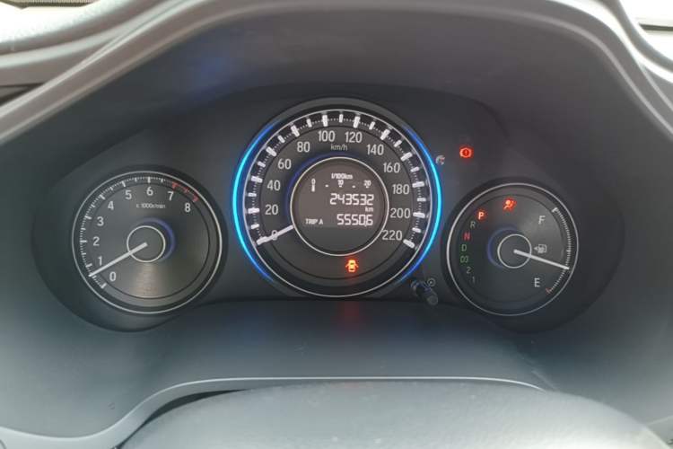 Used Honda Crider 2013 1.8L automatic luxury edition Odometer Close Up